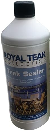 Royal Teak Collection Teak Sealer (TKSL), Non-Toxic Water-Based Outdoor Furniture Teak Wood Sealer, Biodegradable and Color-Maintaining Wood Protector