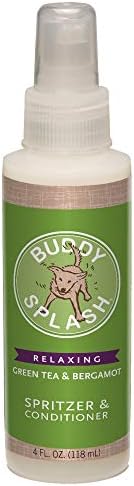 Buddy Splash Spritzer & Conditioner for Dog Grooming, Lavender & Mint, 4 Oz. Bottle