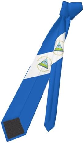 National Flags Tie Comfortable Soft Novelty Necktie Unisex for Weddings Party Birthday Gift