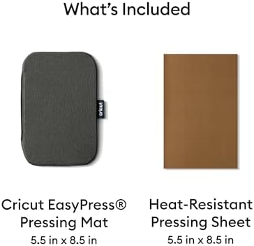 Cricut EasyPress Mat, Protective Heat-Resistant Mat for Heat Press Machines and HTV and Iron On Projects, [12" x 12"] (2004475)