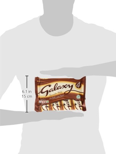 Galaxy Smooth Milk Chocolate 42g (Pack of 4)