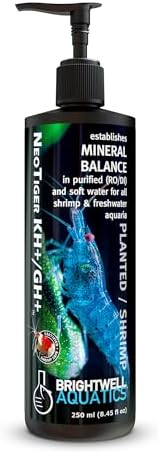 Brightwell Aquatics NeoTiger KH GH+ Mineral for RO/DI Aquariums, 250 ml