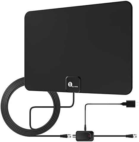 1byone Outdoor TV Antenna, 360°Omni-Directional Reception, 100+ Miles Range