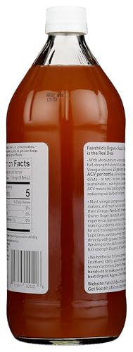 Fairchild's Organic Raw & Unfiltered Apple Cider Vinegar, 32 FZ