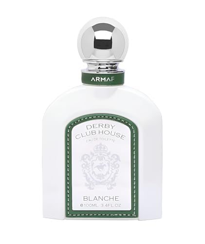 Armaf Derby Club House Blanche for Men Eau de Toilette Spray, 3.4 Ounce