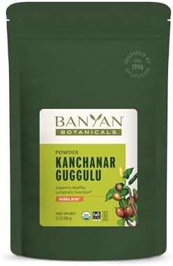 Banyan Botanicals Kanchanar Guggulu Powder – Organic Kanchanar Guggulu – Promotes Healthy Elimination of Natural Toxins* – 3.5oz – Non-GMO