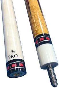 Meucci SB3-R Handcrafted Billiards Pool Cue Stick w/PRO Shaft - Red + Hard CASE