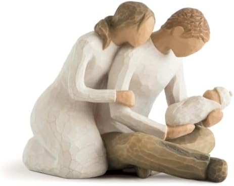Willow Tree Nurture, Sculpted Hand-Painted Figure | Hand-Painted Resin Figurine, Sculpted by Artist Susan Lordi, Celebrates Loving Family Relationships, Family Grouping