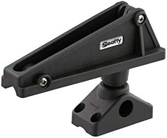 Scotty #276 Anchor Lock, w/ 0241 Side / Deck Mount | For Small Boats, Heavy-Duty Construction, Boating, Kayak & Inflatable Accessory