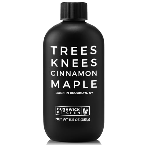 Trees Knees Spicy Maple Syrup, 11.5oz Grade A Organic Maple Syrup | Grade A Organic Maple Syrup - Habanero Infused - Made in the USA - Chicken, Bacon, Waffles & Breakfast Sandwiches