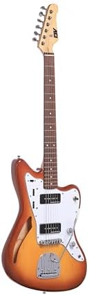 IYV IJG-200 TSB Strat Solid-Body Electric Guitar, Tobacco Sunburst