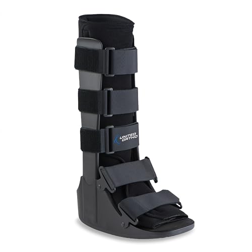 United Ortho Cam Walker Fracture Boot, Medium, Black