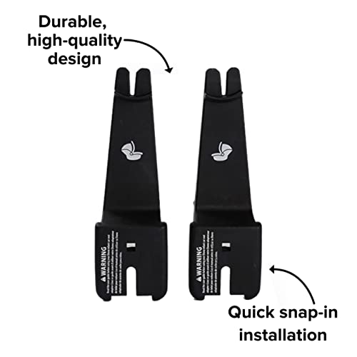 Diono Quantum Car Seat Adapter, Compatible with Nuna/Maxi/Cybex/Uppa Infant Baby Car Seats, Durable, Attachment for Travel System