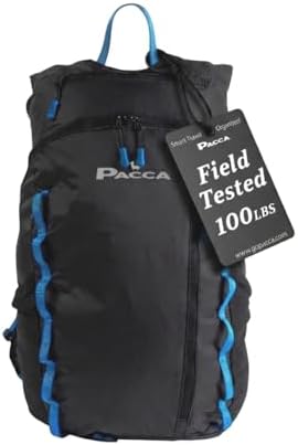 Pacca Onda 20L Packable Lightweight Foldable Backpack for Travel, Camping, Outdoor, Hiking Pocket Backpack (Blue)