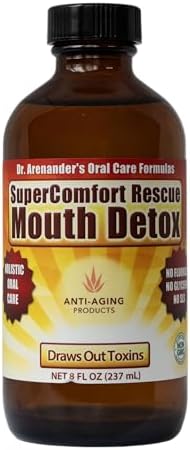 Healthy Teeth & Gum Mouthwash 8 fl oz, Herbal Oral Rinse for Fresh Breath | Organic, alcohol- & fluoride-free, non-GMO; supports healthy gums & enamel