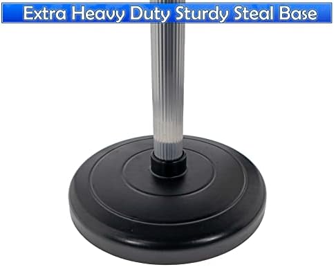 Hair Dryer Stand Holder - Hands Free, Adjustable Height & 360-Degree Rotation, Heavy Base