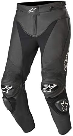 Alpinestars Track V2 Leather Men's Street Motorcycle Pants - Black / 46