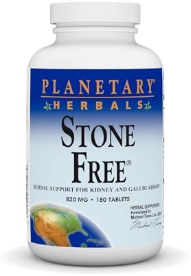 Planetary Herbals Stone Free 820 mg Herbal Support for Kidney and Gallbladder 180 Tablet | Herbal Support for Kidney and Gallbladder