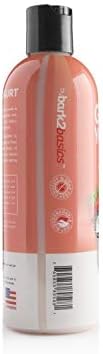Bark2Basics Strawberries & Cream Greek Yogurt Protein Rich Dog Shampoo, 16 oz - Natural Ingredients, Protein Rich, Super Moisturizing and Hydrating