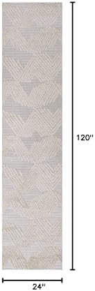 JONATHAN Y Art Deco Geometric Indoor Outdoor Area Rug 3X5 Black/Ivory, Jazz High-Low Pile for Backyard, Patio, Porch, Easy-Cleaning, High Traffic