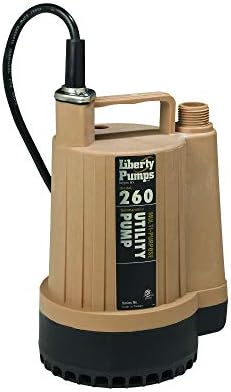 Liberty Pumps 260 1/6-Horse Power 3/4-Inch Discharge Submersible Utility Pump