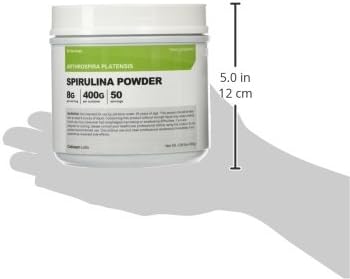 Nutricost Organic Spirulina Powder (1LB) 454 Grams, Pure, Vegan | Certified Organic Spirulina