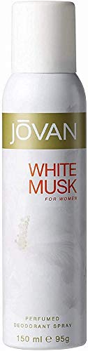 Jovan Deodorant Spray for Women, Musk, 5 Ounce