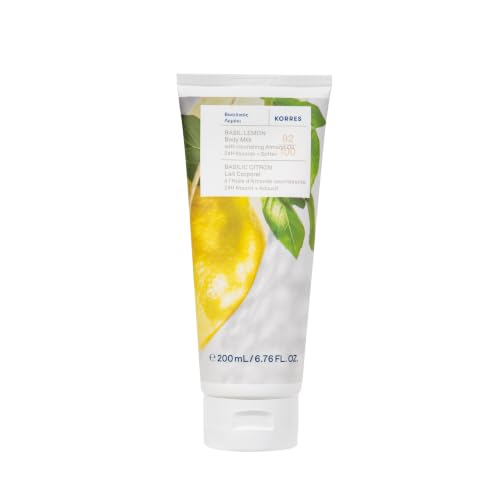 KORRES Olive Blossom Body Milk, Hydrating Lotion, 6.76 Fl Oz | With Aloe Extract, Greek Almond Oil & Provitamin B5; vegan, silicone- and paraben-free; one of 12 KORRES Body Milk scents.