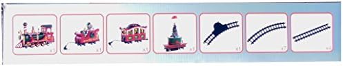 Lemax North Pole Railway, 26.18 in L X 44.49 in W X 5.91 in H, Polyresin Plastic Blend