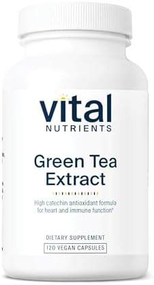 Vital Nutrients Green Tea Extract 550mg - Potent Antioxidant for Heart & Immune Health* - Polyphenols Supplement with EGCG - Gluten, Dairy
