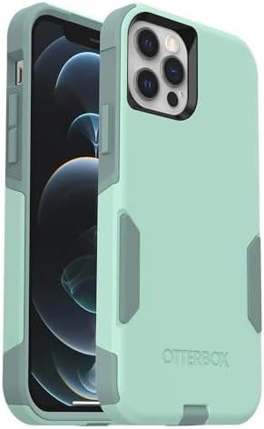 OtterBox iPhone 12 & iPhone 12 Pro Commuter Series Case - Black, Slim & Tough, Pocket-Friendly, with Port Protection