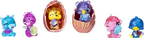Hatchimals CollEGGtibles, Mermal Magic 6 Pack Shell Carrying Case with Season 5 CollEGGtibles, for Kids Aged 5 and Up (Color May Vary)