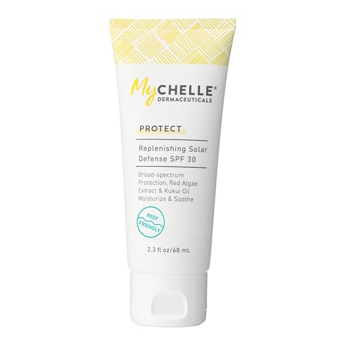 MyChelle Dermaceuticals Sun Shield Clear Spray SPF 30 (6 Fl Oz) - Liquid Zinc Sunscreen Spray with Bentonite Clay and Jojoba - Balances Oil Levels and Conditions Skin - Water Resistant for 80 Minutes