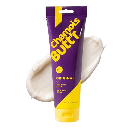 Chamois Butt'r Original Anti-Chafe Cream, 8 oz tube | For Cycling, Running & Active Lifestyles - Helps Prevent & Soothe Chafing, Non-Greasy, Easy Rinse, Skin-Friendly Formula