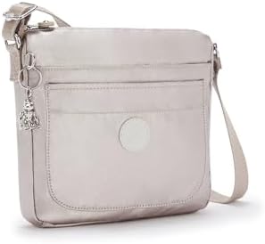Kipling womens Sebastian Sparkly Gold Crossbody Bag