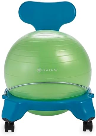 Gaiam Ultimate Balance Ball Chair, Swivel Base, Home & Office