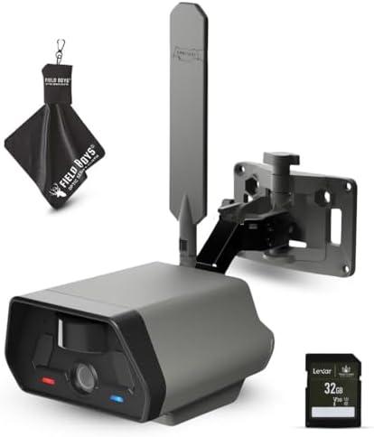 TACTACAM Defend Cellular Security Camera - Wireless Motion Detection - Includes SD Card & Microfiber Cloth for Enhanced Surveillance