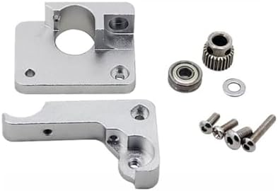 MK10 Extruder with 40 Tooth Steel Gear Feed Extrusion Right Left Hand Arm Full Metal Silver Fit for Makerbot Replicator 2(Right)