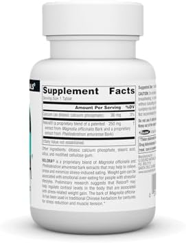 Source Naturals Relora, Promotes Healthy Eating Behavior and Muscle Relaxation Support*- 250 mg - 90 Tablets