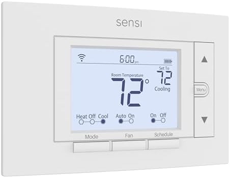 Sensi Smart Thermostat, Wi-Fi, DIY, Alexa, Energy Star Certified, ST55