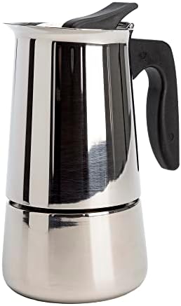 Primula 6 Cup Stovetop Espresso Coffee Maker, Stainless Steel (PES-4606)