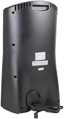 Comfort Zone Indoor Tower Space Heater, Adjustable Thermostat, Radiant Heat, Electric, Infrared Quartz, 2 Heat Settings, Overheat Protection