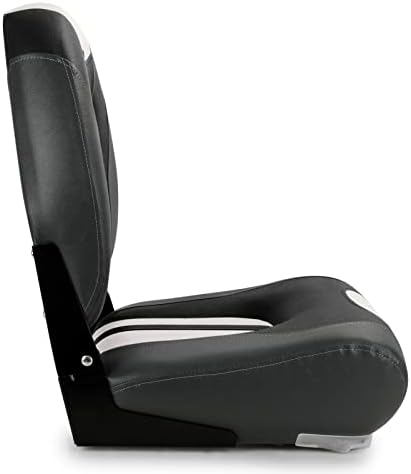 NORTHCAPTAIN Deluxe A Pair of Marine High Back Folding Boat Chair Fishing Boat Seat, for Fishing, Bass/Jon/Pontoon Boat Chairs