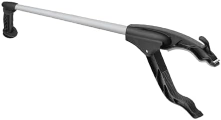 Unger 32” Grabber Plus Reacher Tool and Trash Picker Upper, Built-In Magnet and Economic Grip, Claw Pickup and Yard Clean Up, Reaching Assist for Seniors, Safely Perform Tasks