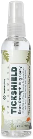 Tickshield Extra-Strength Bug Spray | Our Original Formula with an Extra Kick | for People, Gear, & Animals Over 20 Lbs (Pint)