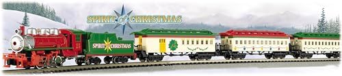 Bachmann Trains Spirit of Christmas Ready to Run Electric Train Set N Scale