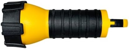 Dorcy 41-2521 Water Resistant Battery Powered Floating LED Flashlight with Carabiner Clip, Ideal for Camping and Outdoors, Bright Yellow