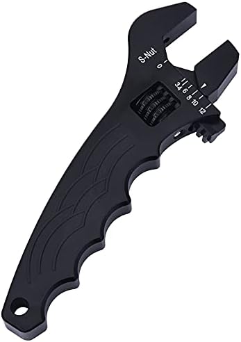 EVIL ENERGY AN Hose Fitting Adjustable Wrench Spanner Lightweight Aluminum 3AN-16AN Blue