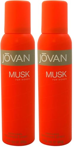 Jovan Deodorant Spray for Women, Musk, 5 Ounce