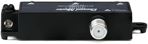 Channel Master Splitter 2 | 2-Way Splitter Distributes Digital HDTV Antenna Signal to 2 TVs, One Input and Two Outputs, Power Passing for Preamplifiers and Boosters, Low-Loss Design, Indoor/Outdoor
